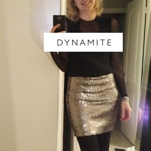 Euc dynamite medium sequins skirt